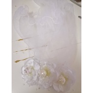 Christian Catholic - Flower clip/Veil for Holy Communion/Confirmation