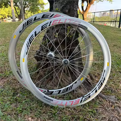 RUJIXU 700C Silver Bike Wheelset Frame, Road Wheel Pack, V Cdisc Brake, Lap Brake, Straight Fixed Ge