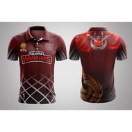 Jersi Full Sublimation Kelantan Warriors Sepak Takraw League STL  | STL Jersey