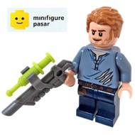 jw020 Lego Jurassic World 75929 - Owen Grady Minifigure with Blaster - New