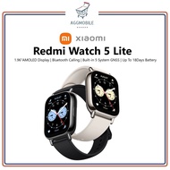 Redmi Watch 5 Lite ( Ultra Large AMOLED Display | In-Build GPS | 18 Days Battery | 5ATM Water Resist