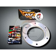 CRF 150L GEAR SPACER ADAPTOR PLUS LONG GEAR BOLT VZM RACING SPACER GEAR CRF 150L HUTECH