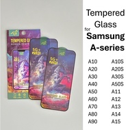 TEMPERED GLASS for Samsung A-series [For A10S, A20S, A30, A30S, A50, A50S, A70, A90, A11, A12, A13, 