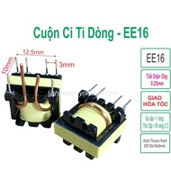 EE16 isolation transformer, current coil (0.25mm Copper Wire) - Quynh DIEN electronic components