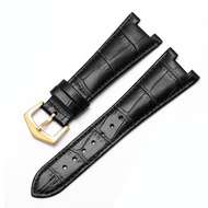 ❈■ อุปกรณ์เสริมนาฬิกาสายหนังสำหรับ Patek Philippe 5711 5712G Nautilus นาฬิกาผู้ชายและผู้หญิงเว้านูนป