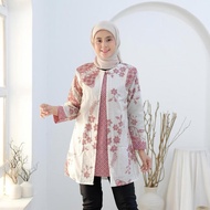 KEMEJA ARINA - Women's Tops - Batik Tunics - Standard Jumbo Office Shirts ML XL XXL