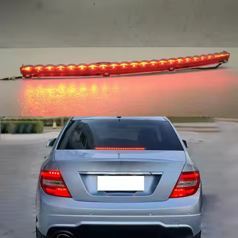 For Mercedes W204 W212 W218 C350 E350 E63 Replacement 3RD Car High Mount Rear Third Brake Light Stop