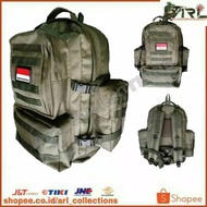 HIJAU Jumbo army backpack, green backpack, medical model 60L, large tactical outdoor backpack