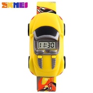 Skmei Children's Led Watches - Children Car Shape - Dg1241 - Yellow