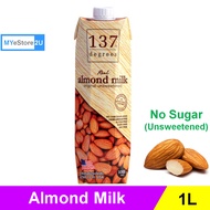 137 Degrees Almond Milk (Unsweetened) 1L Halal