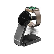 MOIS｜摩世 三合一磁吸無線充電座 iPhone MagSafe AirPods Pro Apple Watch 手錶充電座 磁吸充電