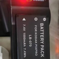 Kodak kodak AZ651 AZ652 AZ901 S1 Micro Single Digital Camera Battery LB070 Lithium Battery