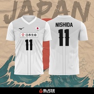 Volleyball Jersey for Men Japan Nishida Japan Volleyball Jersey Ver. 3