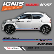 SUZUKI Side body sticker Ignis japan style latest Ignis car sticker