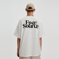 100% Cotton FPA Simple Letter LOGO Printed Short-Sleeved T-Shirt Casual Simple Top