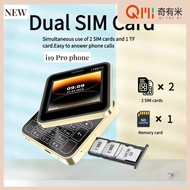 New i19Pro phone（2.4 Screen side slide rotating phone, button phone, flip mini phone）