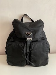 Prada nylon black backpack