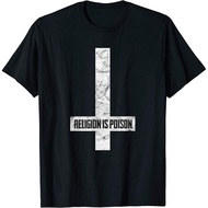 Newest Antichrist Grunge Religion Is Poison Atheist Occult Gothic T-Shirt