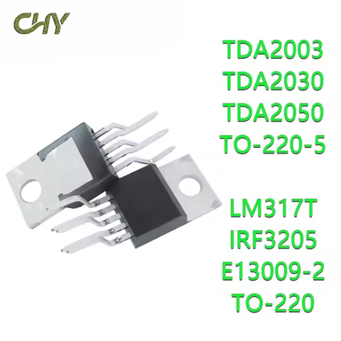 10PCS TDA2003 TDA2030 TDA2050 LM317T IRF3205 E13009-2 Transistor TO-220 TDA2030A TDA2003A TO220 New 