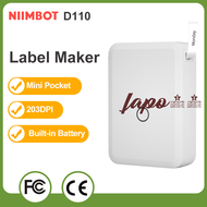[Fapo] Niimbot เครื่องพิมพ์ฉลาก D110มินิเครื่องปริ้นตราด้วยความร้อนไร้สายสติกเกอร์บลูทูธเครื่องพิมพ์ฉบับกระเป๋าป้ายเจ้าชายเชื่อมต่อ BT