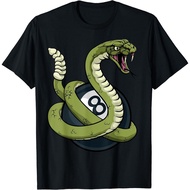 Snake Pool 8 Ball Billiards Best Design Great T-Shirt