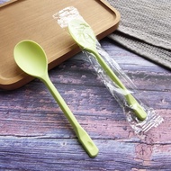 Spoon Disposable Spoon Disposable Spoon Unbreakable Soup Spoon Takeaway Packing Spoon Burning Grass 