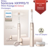 Philips Sonicare HX9992 9900 Prestige Power Electric Toothbrush with SenseIQ AI-Powered App, USB Tra