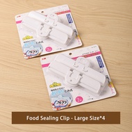 Tầm nhìn nhựa thực phẩm kẹp niêm phong túi đa năng Clip Snack Clip chống ẩm Clip seal Grip cho trà/đ