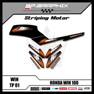 WIN 100 Motorcycle Striping with Simple MOTIF (TP 01)