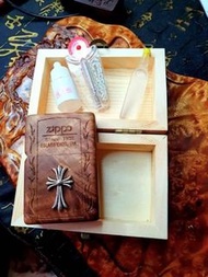【胡桃木❤️‍🔥】Zippo防風煤油打火機 DIY手工胡桃木 十字架