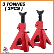 3 TON JACK STAND ( 2PCS/BOX ) NO SAFETY PIN / WITH SAFETY PIN