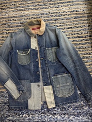 Fdmtl Coverall Jacket 拼接牛仔外套