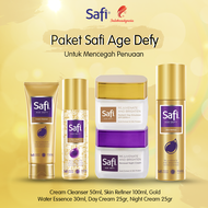 Paket Safi Age Defy Gold 5pcs Lengkap - Skincare Penuaan Dini Anti Aging Fine Lines