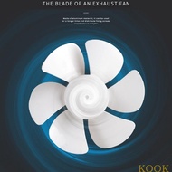 KOOK Plastic Fan Blades Replacement 6in 8in 10in 12in White RV Bathroom Fan Blade