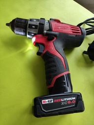 Milwaukee M12 Red Lithium 無線電鑽 全新電池