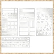 Planner Stencil Journal Engraving Stencils for Journaling Bookmarks Rulers Planners Metal Planner St