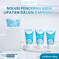 [glowing Package] Brighty Glowing Underarm 3 Pcs + Brighty Underarm Scrub 1 Pcs