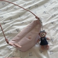 2025 New IAC Homemade Nylon Cloth Patchwork Leather Zipper Shoulder Portable Underarm Bag ins Style 