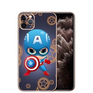 Xiaomi Black shark 3, Black Shark 3 Pro - Cartoon Captain America Phone Sticker, Back Cover sticker