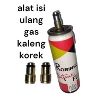 Portable gas refill to large gas with practical and economical design