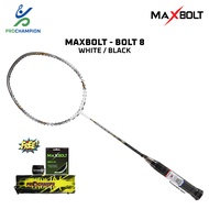 Raket Badminton Original Maxbolt BOLT 8 White Black