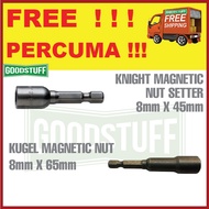 8MM HEXAGON MAGNETIC NUT SOCKET 1/4'' HEX SHANK 45MM/65MM SOCKET MAGNETIC NUT DRIVER