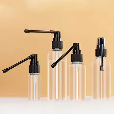 Nasal Spray Bottle 10/20/30/50/60/80/100ml Spray Bottle Elephant Trunk Spray Bottle Cosmetic Spray J