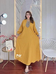 gamis sultan jumbo polkadot