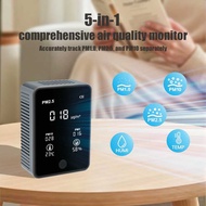 Laser PM2.5 Temperature.P PM1 Humidity PM10 5 in 1 Environmental Detector Detection Air Particle Det