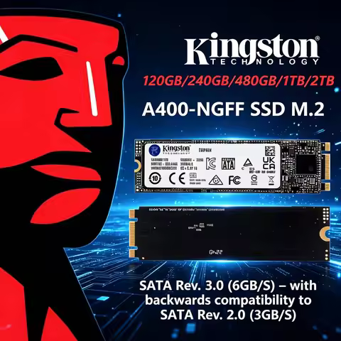 Kingston A400-NGFF 2280 M.2 SATA SSD 240GB 480GB 1TB 2TB 120GB Internal Solid State Drive Laptop Des