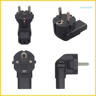 BTM 90 Degree EU4 8 Europe 2 Prong to C13 Plug Power Adapter for Standard Computer Power Adapter EU4