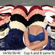 JENNY_O: TFLSTRAPLESS3 34/36/38/40 Multi-way Trumph_Floral Full Lace Strapless Bra