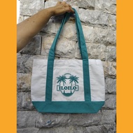 ILOILO TWO-TONE CANVAS TOTE BAG