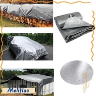 MELIFLUO PE Tarpaulin, 2mX3m Boat Car Truck Canopys Awnings Rainproof Cloth, Camping Tent Mat Sun Sh